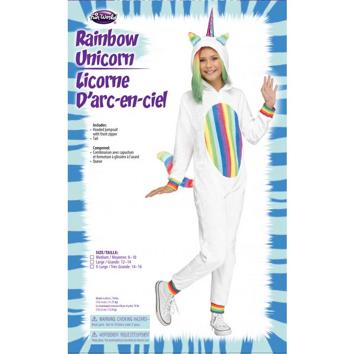 Rainbow Unicorn Child Costume
