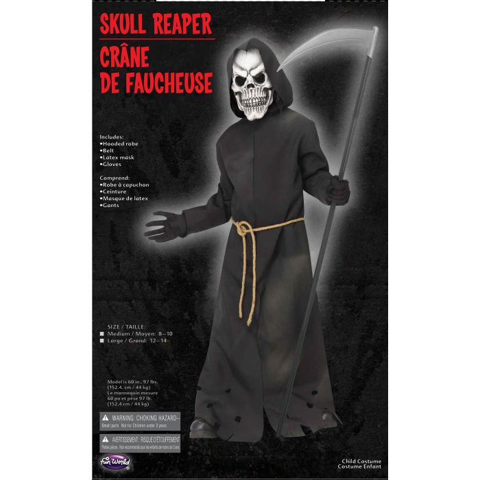 Skull Reaper Child Costume