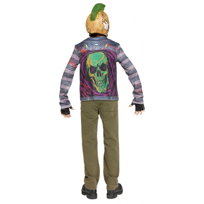Punk Rock Zombie Child Costume