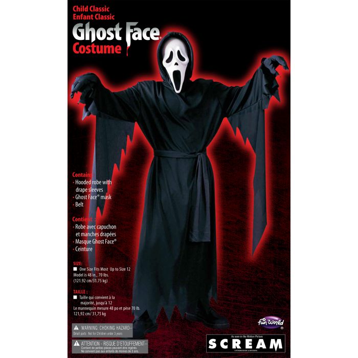 Ghost Face Child Costume