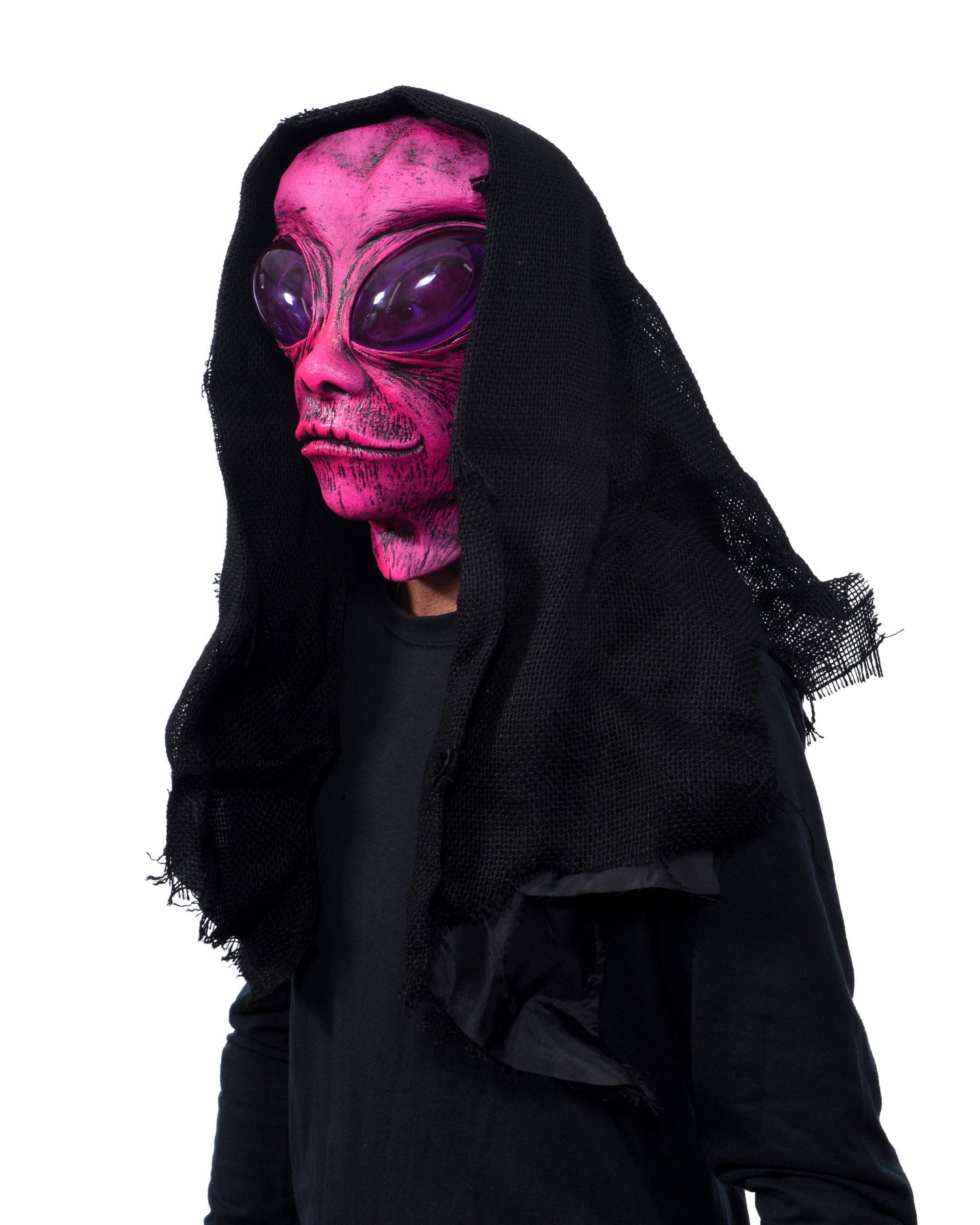 UV Pink Alien Mask