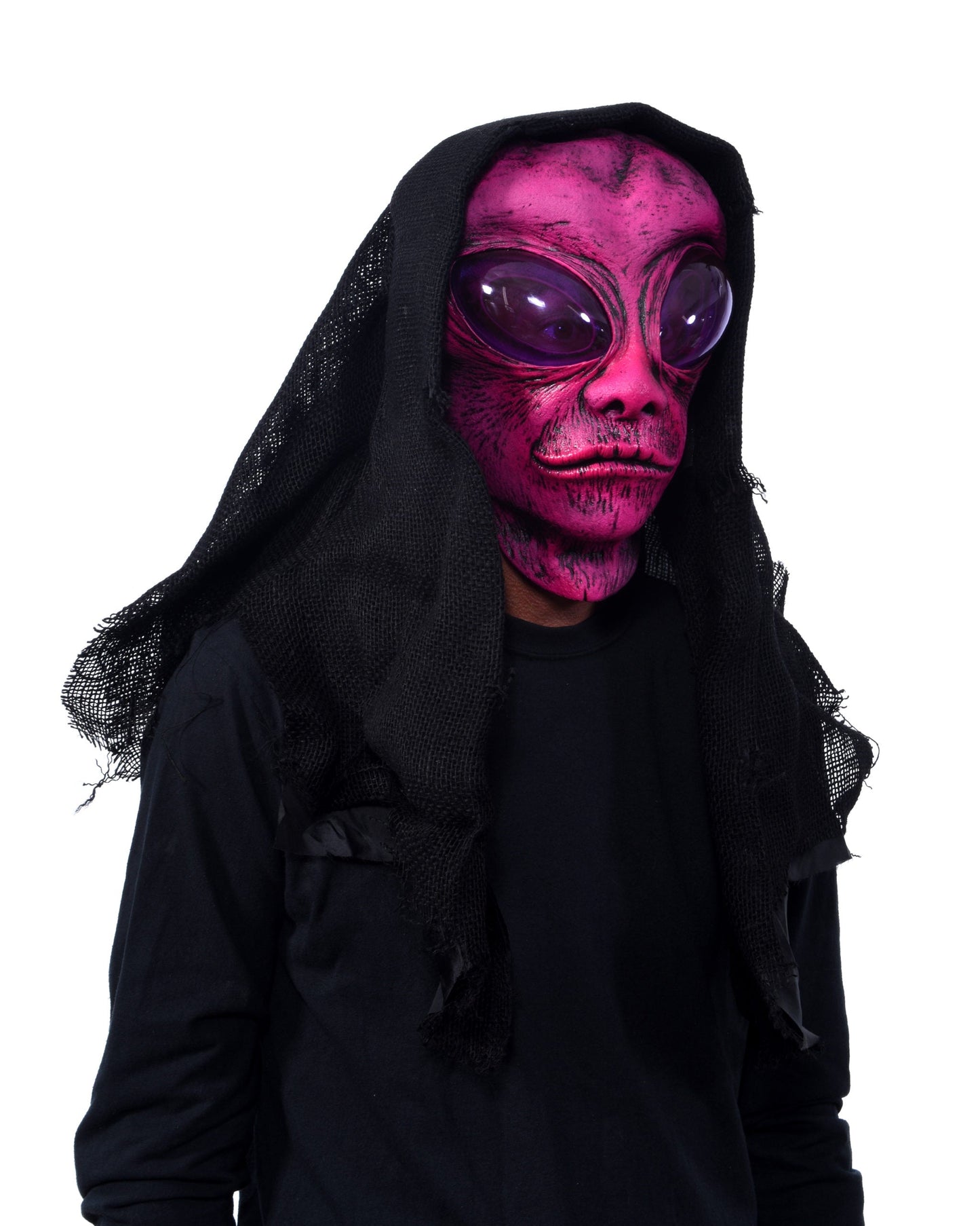 UV Pink Alien Mask