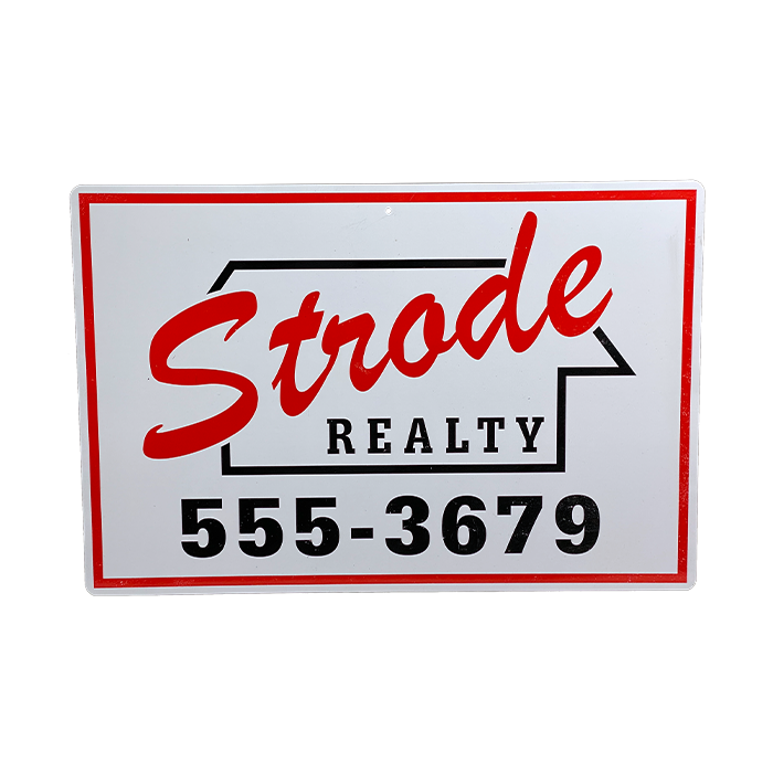 Halloween 1978 - Strode Realty Metal Sign