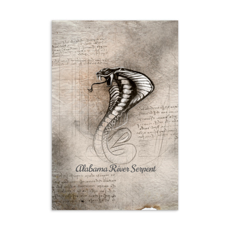 Urban Legend Post Cards: Alabama River Serpent