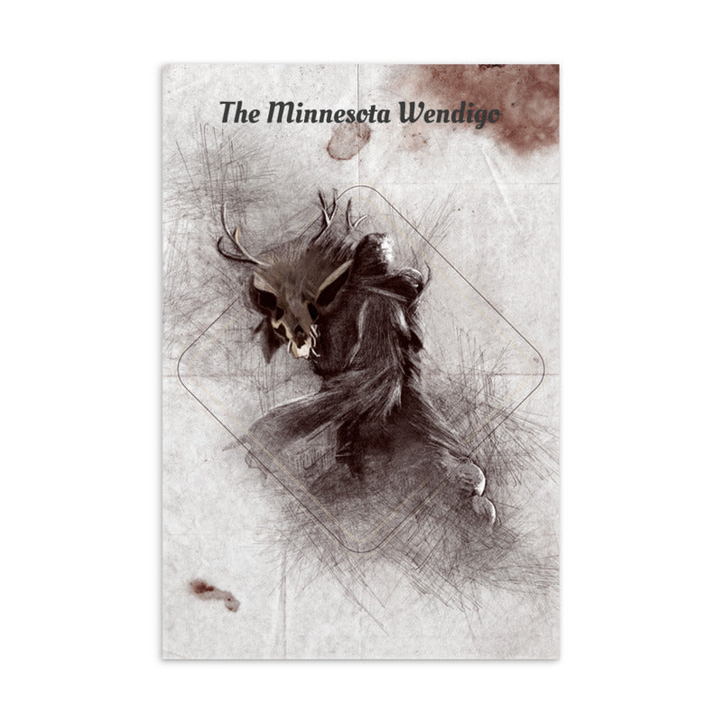Urban Legend Post Cards: Minnesota Wendigo