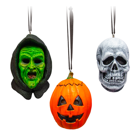 Holiday Horrors - Halloween III: Season of the Witch - Silver Shamrock Ornament 3 Pack