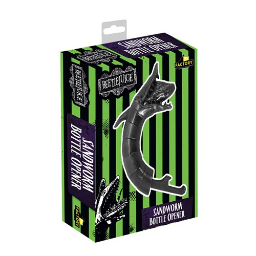 Beetlejuice Sandworm Metal Bottle Opener