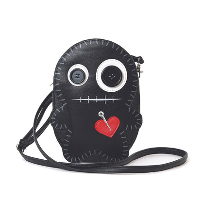 Stitched Voodoo Doll Shoulder Crossbody Bag
