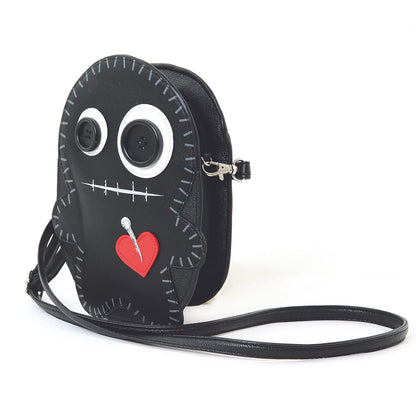 Stitched Voodoo Doll Shoulder Crossbody Bag