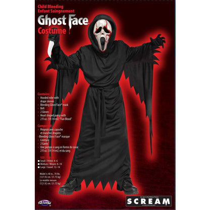 Bleeding Ghost Face Child Costume