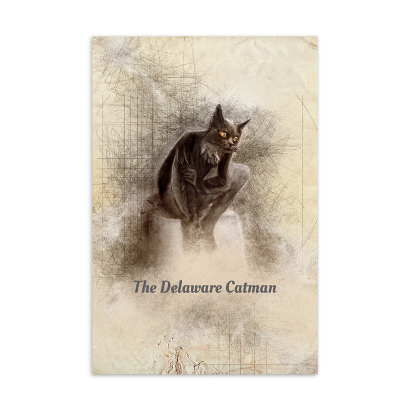 Urban Legend Post Cards: Delaware Catman
