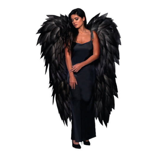 Full Length Angel Wings - Black