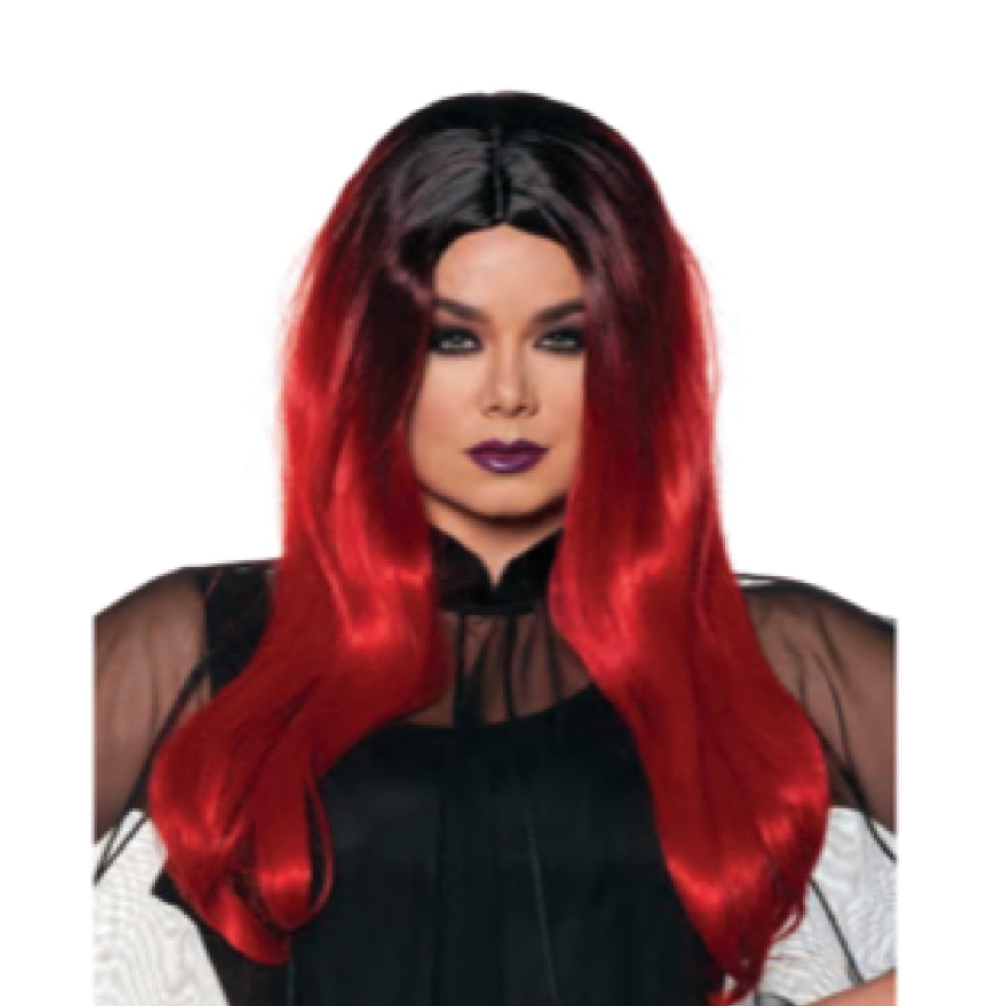 Red / Black Ombre Wig