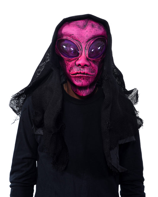 UV Pink Alien Mask