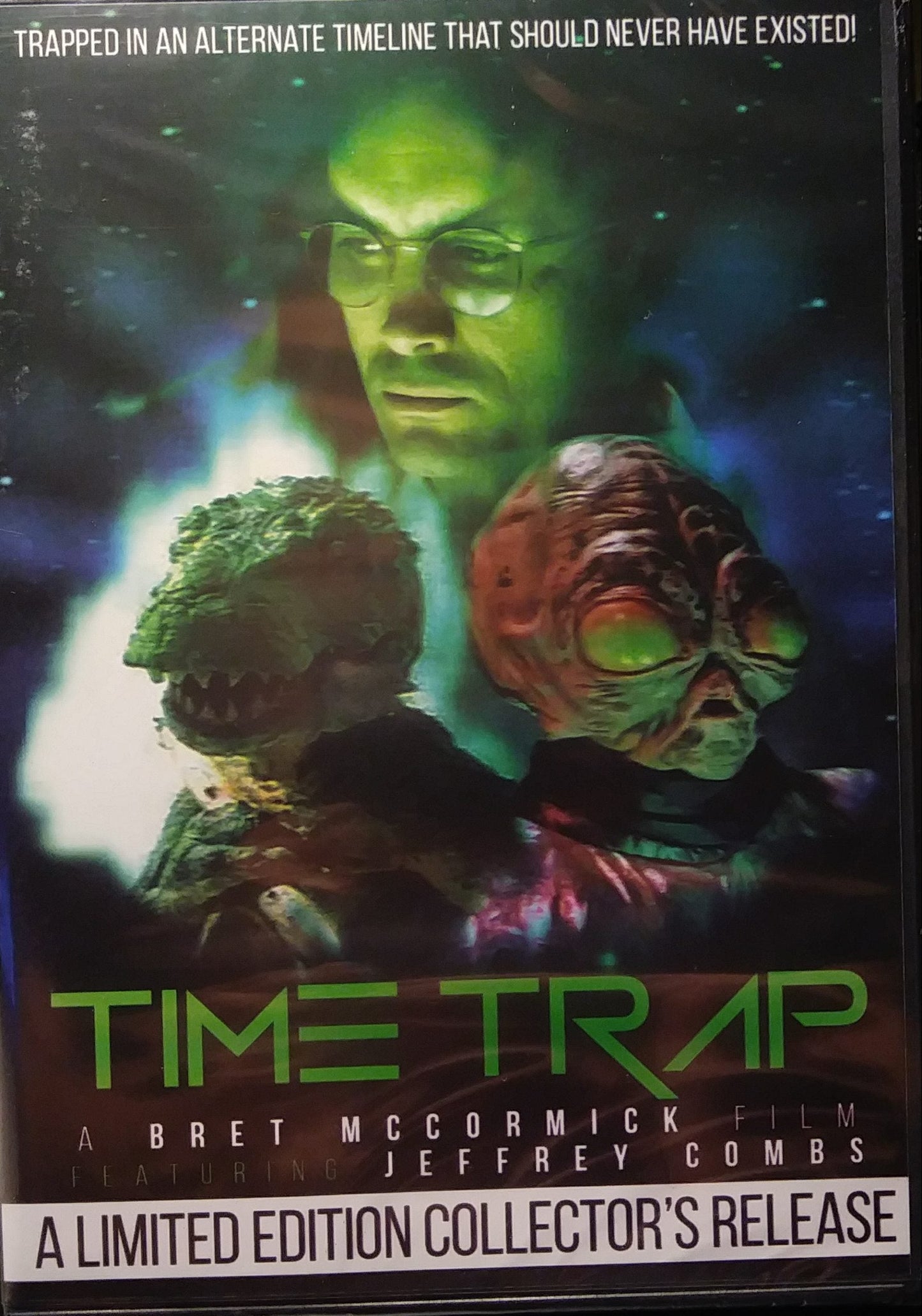 TIME TRAP Limited Edition DVD starring Jeffrey Combs