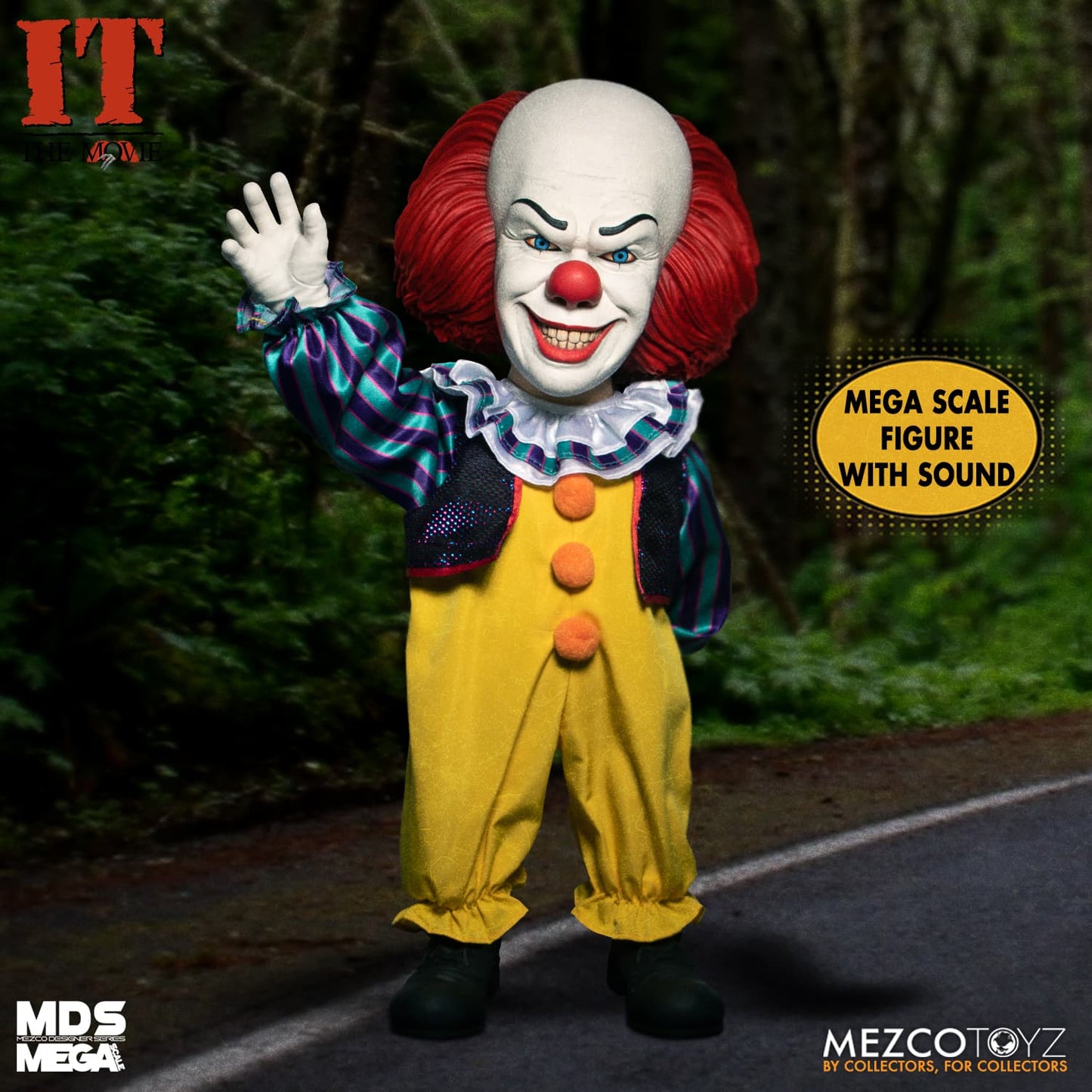 IT (1990 Miniseries) - 15" Mega Scale Pennywise Talking Doll