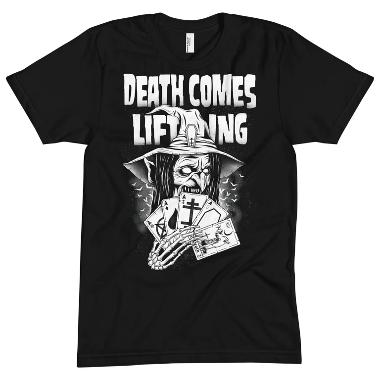 DEATH COMES LIFTING X 7HIRTEEN CLOTHING